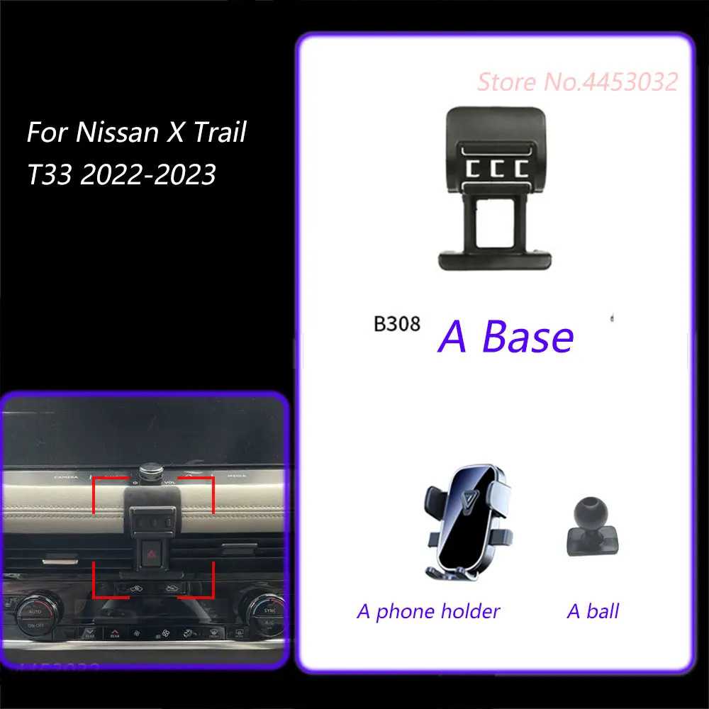 1 Set Car Phone Holder And Base For Nissan X Trail T33 2022-2023 Stand Mount Rotatable Support Horizontal Bracket Accessories
1 Set Car Phone Holder And Base For Nissan X Trail T33 2022-2023 Stand Mount Rotatable Support Horizontal Bracket Accessories
