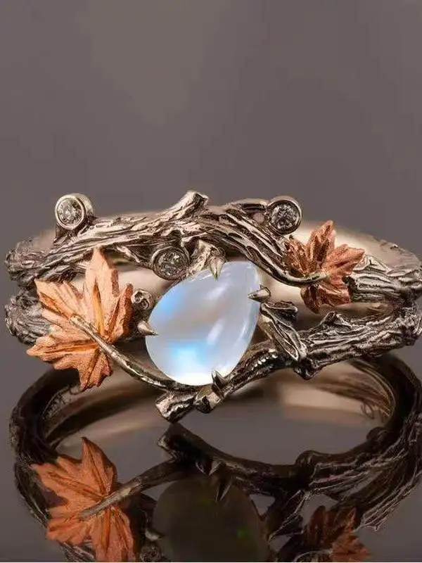 New Vintage Gold Branch Maple Le Ring Women's Ring Exaggerated Simple Personali Fem Sle Alloy Le ape Faion Jew...
New Vintage Gold Branch Maple Le Ring Women's Ring Exaggerated Simple Personali Fem Sle Alloy Le ape Faion Jew...