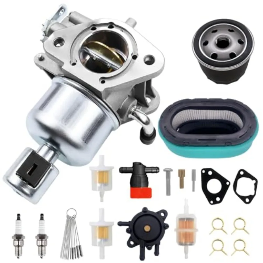 Carburetor for Kohler 7000 Series KT725 KT730 KT735 KT740 KT745 22HP 23HP 24HP 25HP 26HP Engines Carb with Air Oil Filter Fuel
Carburetor for Kohler 7000 Series KT725 KT730 KT735 KT740 KT745 22HP 23HP 24HP 25HP 26HP Engines Carb with Air Oil Filter Fuel