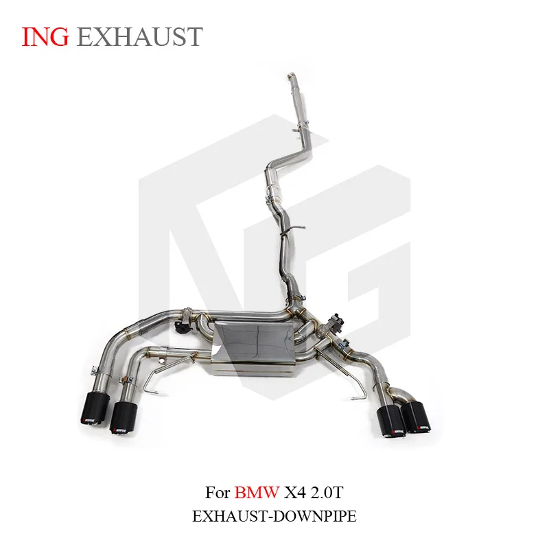 ING ss304 Catback for BMW X4 2.0t F26 N20 Electronic Remote Valve Motor Engine tools Car Accessories Performance Exhaust System
ING ss304 Catback for BMW X4 2.0t F26 N20 Electronic Remote Valve Motor Engine tools Car Accessories Performance Exhaust System
