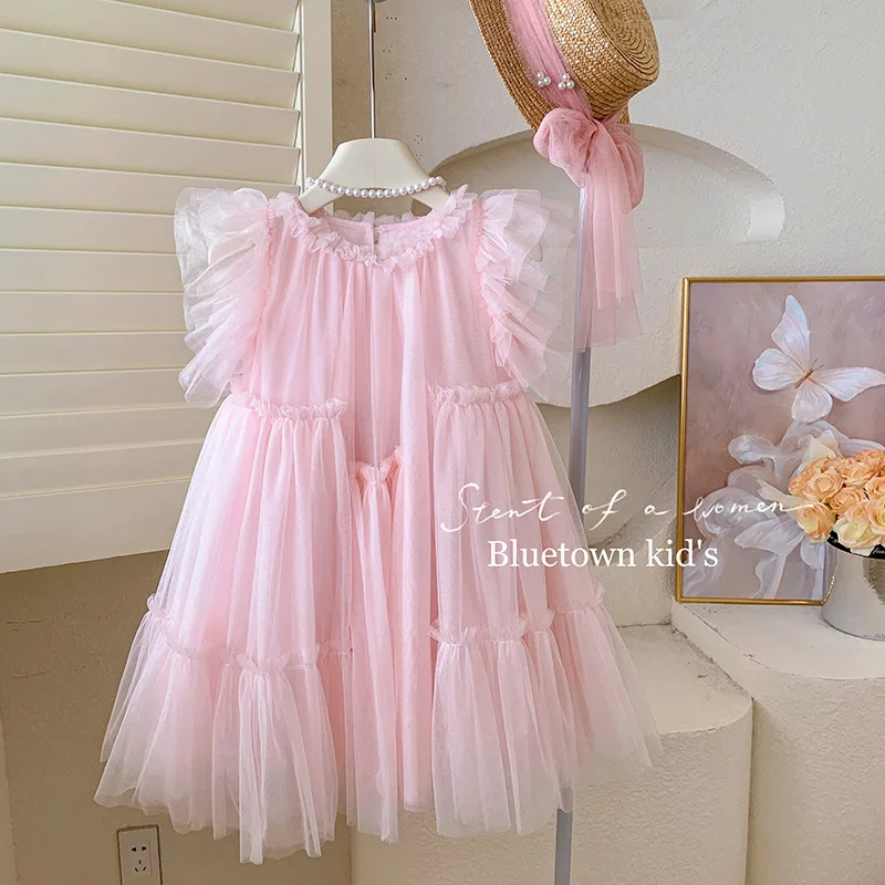 Girls Dress 2026 New Fairy Flying Sleeve Gauze Skirt Girls Puff Gauze Skirt Performance Dress Skirt
Girls Dress 2026 New Fairy Flying Sleeve Gauze Skirt Girls Puff Gauze Skirt Performance Dress Skirt