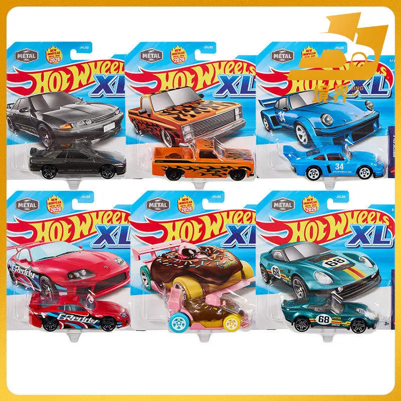 Коллекционная модель автомобиля Hot Wheels 2026 XL 1:43: Toyota Supra 934.5 и Chevrolet Silverado 83, серия JKL02, игрушка
Коллекционная модель автомобиля Hot Wheels 2026 XL 1:43: Toyota Supra 934.5 и Chevrolet Silverado 83, серия JKL02, игрушка