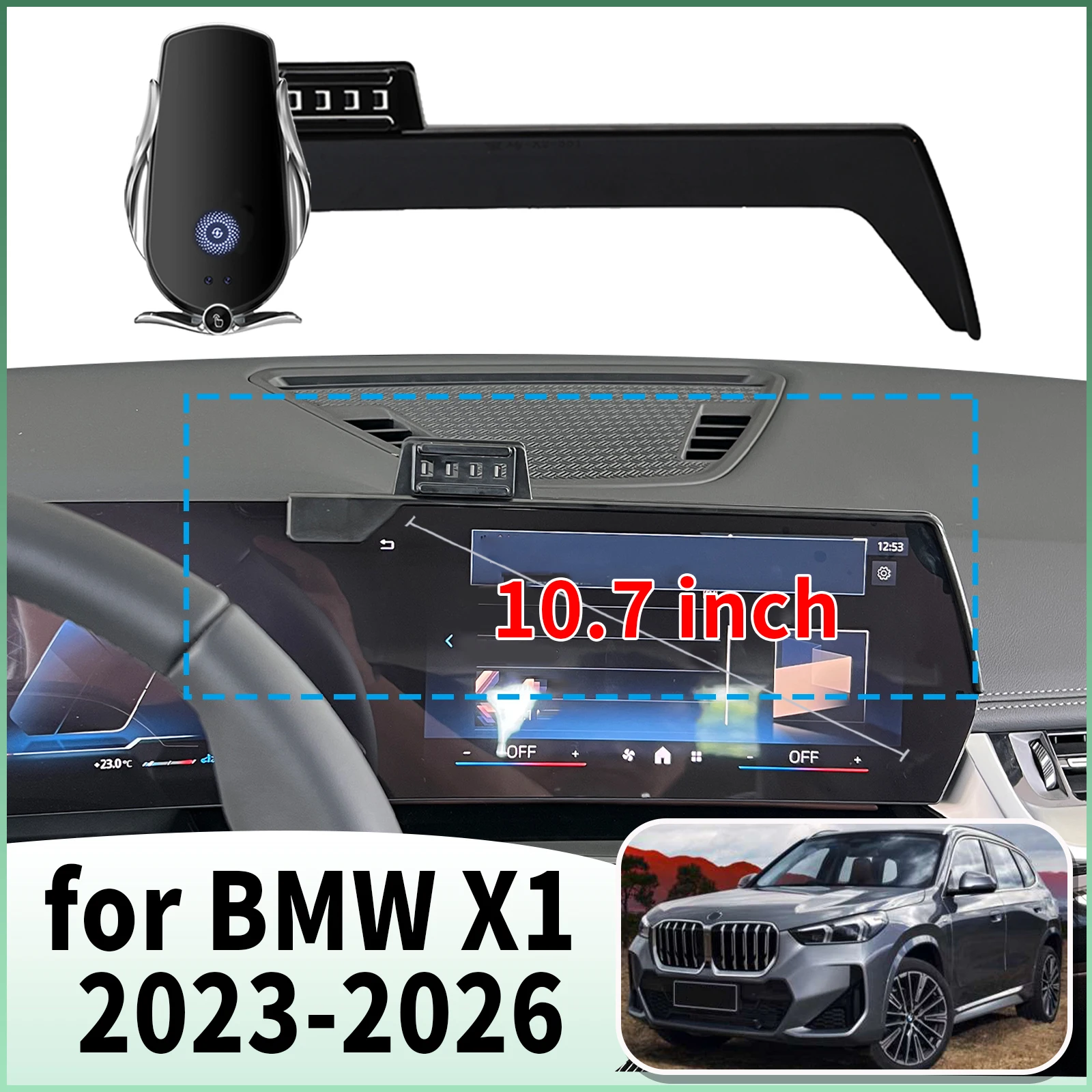 fit for BMW X1 2023 2024 2025 2026 ix1 Specific Dashboard Navigation Phone Holder Mount Design Car accessoires
fit for BMW X1 2023 2024 2025 2026 ix1 Specific Dashboard Navigation Phone Holder Mount Design Car accessoires