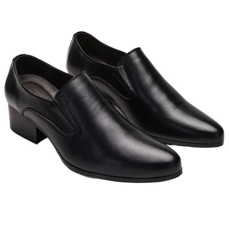 Genuine Leather Mens Height Increasing Brugue Shoes 6cm Fashion Business Style Brand Party Male Footwear Pure Black Monks DX756
Genuine Leather Mens Height Increasing Brugue Shoes 6cm Fashion Business Style Brand Party Male Footwear Pure Black Monks DX756