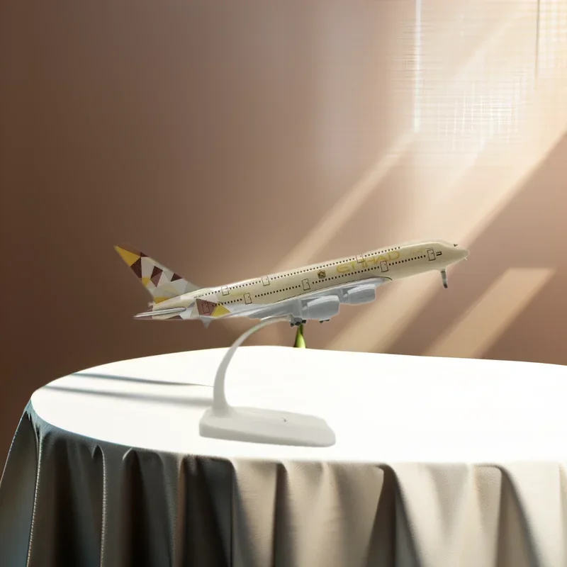 Scale 20cm Metal Aviation Replica Etihad A380 Aircraft Model Airplane Miniature Children Gift Kids Fidget Toys for Boy Etihad
Scale 20cm Metal Aviation Replica Etihad A380 Aircraft Model Airplane Miniature Children Gift Kids Fidget Toys for Boy Etihad