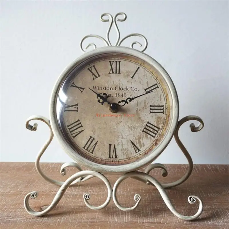 F62A Desk Clock Vintage Iron Tabletop Clock with Precise Movement for Living Room Study Decoration Classical Clock
F62A Desk Clock Vintage Iron Tabletop Clock with Precise Movement for Living Room Study Decoration Classical Clock