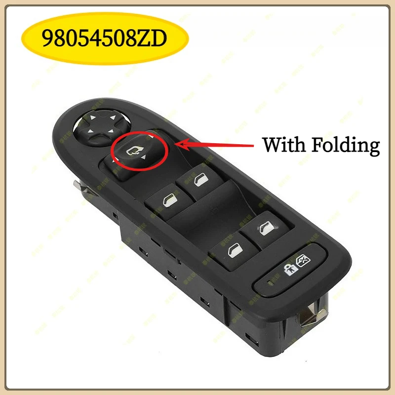 6490.QY 98054508ZD Кнопка подъемника переключателя стеклоподъемника 6490.QY, замена, подходит для автомобилей на год модели 2007-2013 гг.
6490.QY 98054508ZD Кнопка подъемника переключателя стеклоподъемника 6490.QY, замена, подходит для автомобилей на год модели 2007-2013 гг.