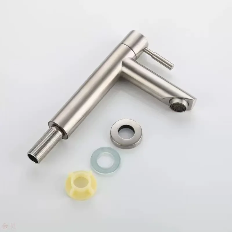 Black Silver Color Basin Faucet 304 Stainless Steel Single Cold Water Tap Deck Mounted Lengthening and Raising Basin Sink Tap
Black Silver Color Basin Faucet 304 Stainless Steel Single Cold Water Tap Deck Mounted Lengthening and Raising Basin Sink Tap