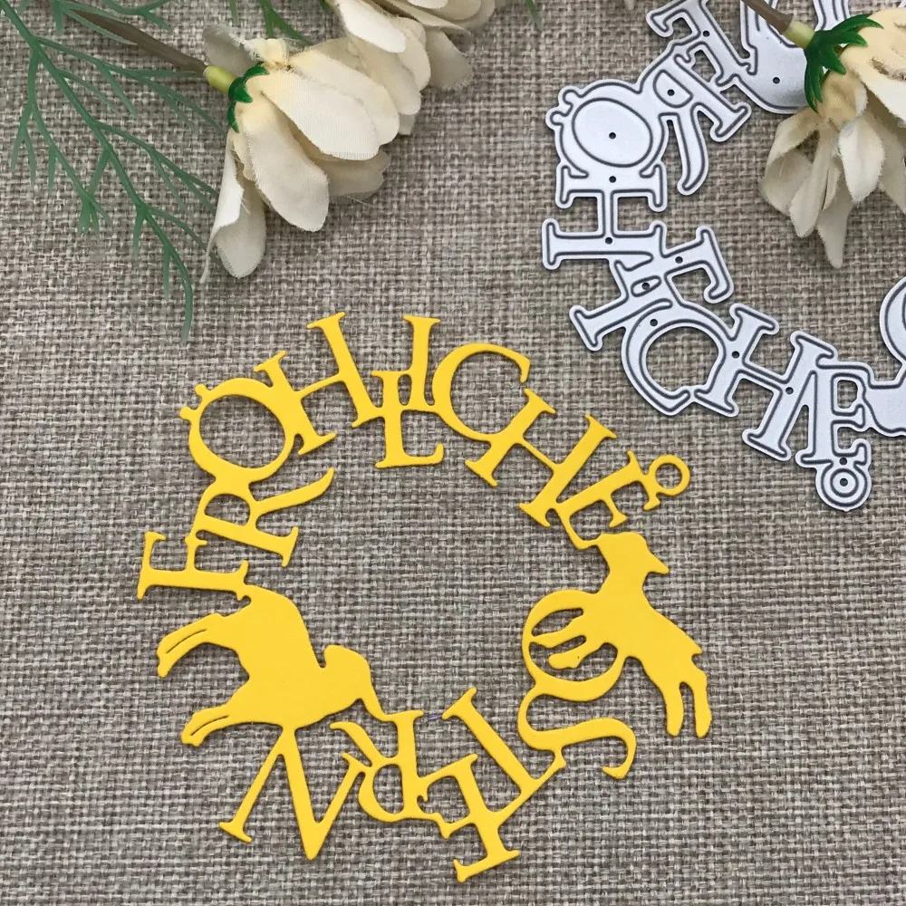 Lamb letter tag ring Metal Cutting Dies Stencils For DIY Scrapbooking Decorative Handcraft Die Cutting Template Mold
Lamb letter tag ring Metal Cutting Dies Stencils For DIY Scrapbooking Decorative Handcraft Die Cutting Template Mold