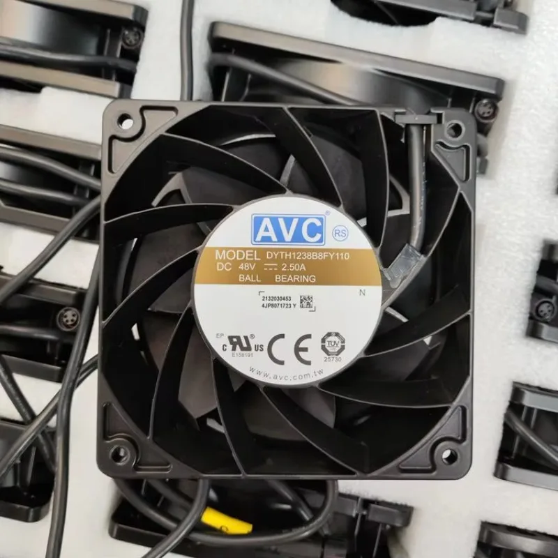 AVC DYTH1238B8FY110 DC 48V 2.50A 120x120x38mm Server Cooling Fan
AVC DYTH1238B8FY110 DC 48V 2.50A 120x120x38mm Server Cooling Fan