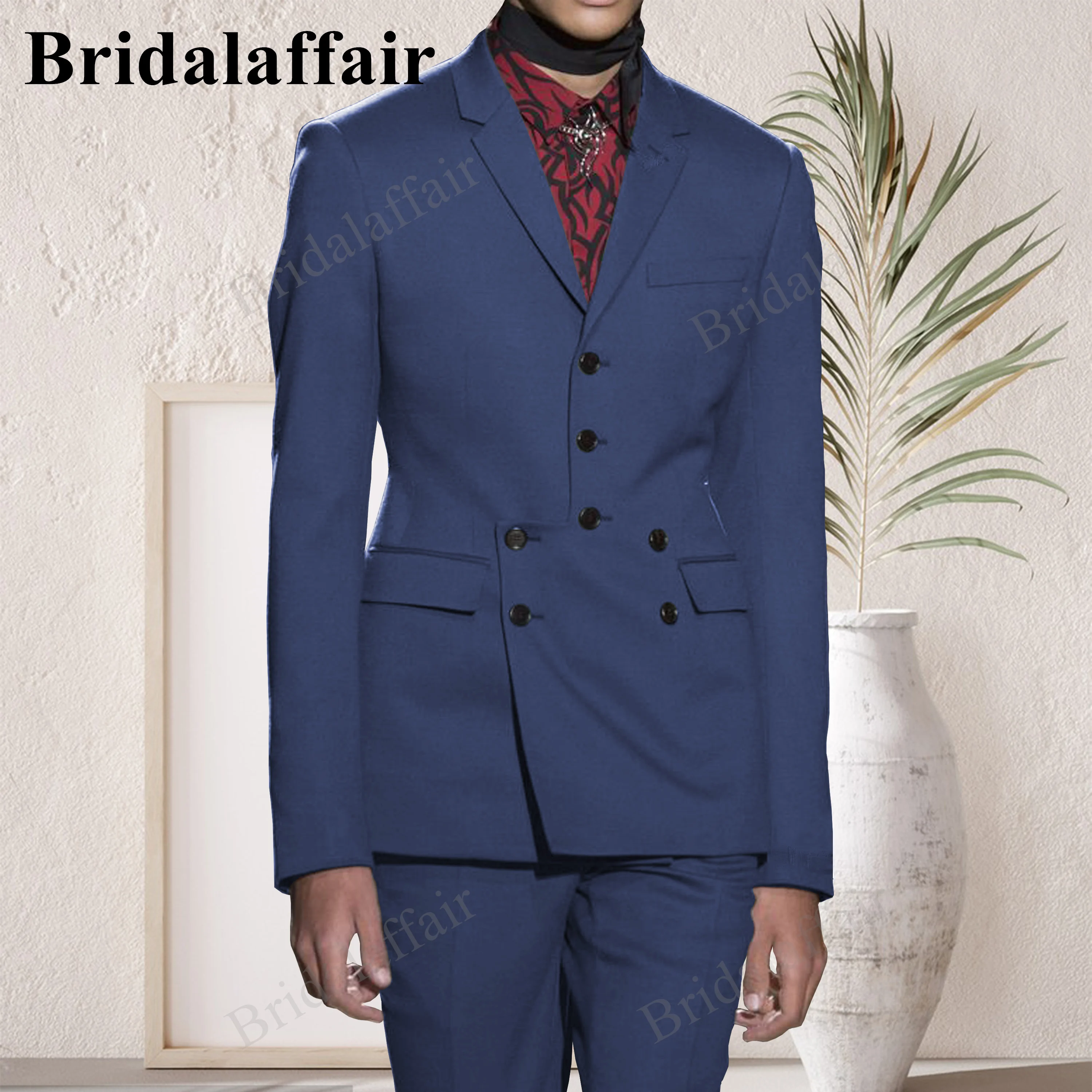Bridalaffair Navy Blue 2023 Fashion New Men Suits Special Placket Design Business Solid Color Wedding Groom 2 Pieces Blazer Pant
Bridalaffair Navy Blue 2023 Fashion New Men Suits Special Placket Design Business Solid Color Wedding Groom 2 Pieces Blazer Pant