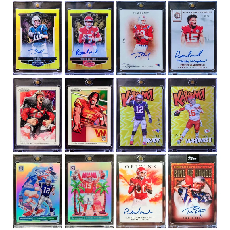 Panini DIY NFL Kaboom Tom Terrific Patrick Mahomes Карты с автографом Мгновенная серия Футбольные звездные карты Коллекционные карты Подарочные наборы
Panini DIY NFL Kaboom Tom Terrific Patrick Mahomes Карты с автографом Мгновенная серия Футбольные звездные карты Коллекционные карты Подарочные наборы