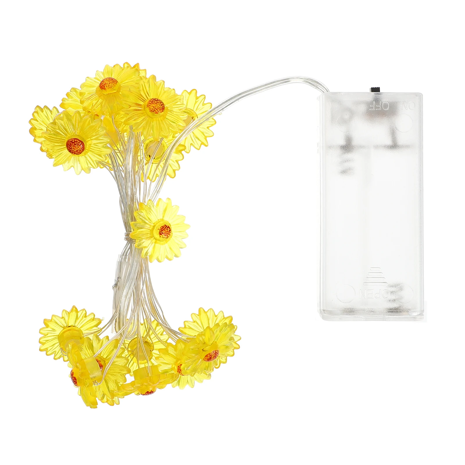 LED String Lights Small Daisy Fairy Party Bedroom Decorative Yellow Daisy Shape Plastic Copper Wire Christmas Holiday
LED String Lights Small Daisy Fairy Party Bedroom Decorative Yellow Daisy Shape Plastic Copper Wire Christmas Holiday