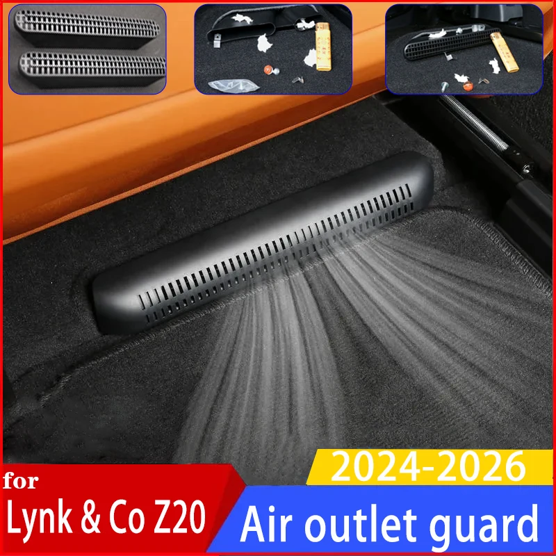 For Lynk & Co Z20 2024 2025 2026 E335 2PCS Auto Under Seat Air Conditioner Duct Covers Cap Protection Footwell Car Accessories
For Lynk & Co Z20 2024 2025 2026 E335 2PCS Auto Under Seat Air Conditioner Duct Covers Cap Protection Footwell Car Accessories