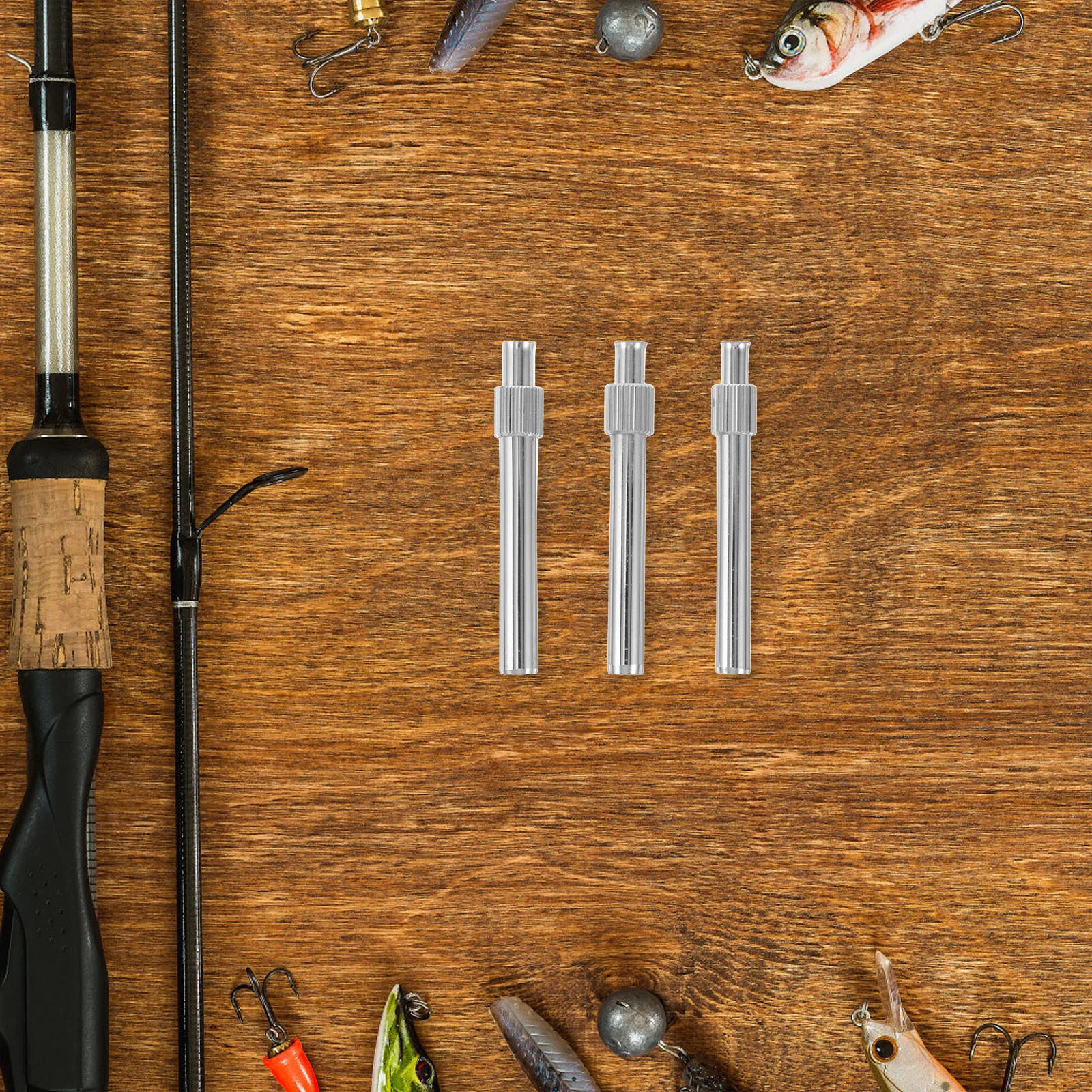 3Pcs Fishing Rod Connector Tube 6.0# 6.5# 7.0# Nut Repair Accessories for Fishing Pole Building Supplies
3Pcs Fishing Rod Connector Tube 6.0# 6.5# 7.0# Nut Repair Accessories for Fishing Pole Building Supplies