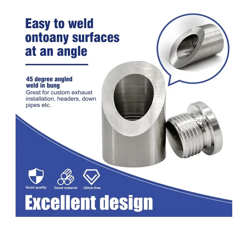 Нержавеющая сталь 304, монтажные пробки датчика кислорода M18 X 1,5 с резьбой O2
Нержавеющая сталь 304, монтажные пробки датчика кислорода M18 X 1,5 с резьбой O2