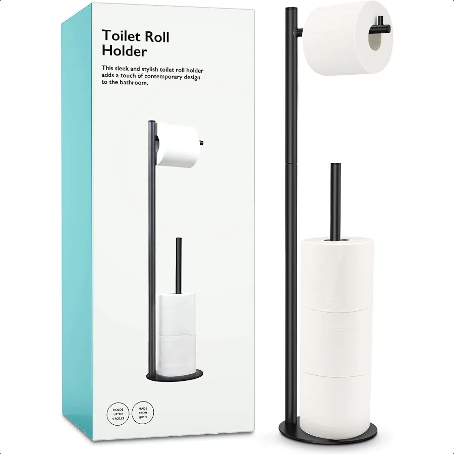 Toilet Paper Holder Stand Bathroom Toilet Paper Roll Holder Stand with Reserve Standing Toilet Paper Holder with Storage
Toilet Paper Holder Stand Bathroom Toilet Paper Roll Holder Stand with Reserve Standing Toilet Paper Holder with Storage