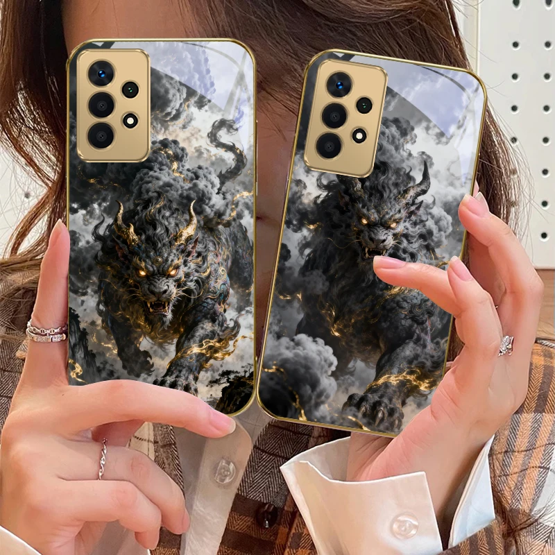 Black Gold Beast cute For Samsung A 01 52S A04 A05S A10 A12 13 22 23 24 36 42 M02 Note 10 20Ultra 8 9 Golden glass phone case
Black Gold Beast cute For Samsung A 01 52S A04 A05S A10 A12 13 22 23 24 36 42 M02 Note 10 20Ultra 8 9 Golden glass phone case