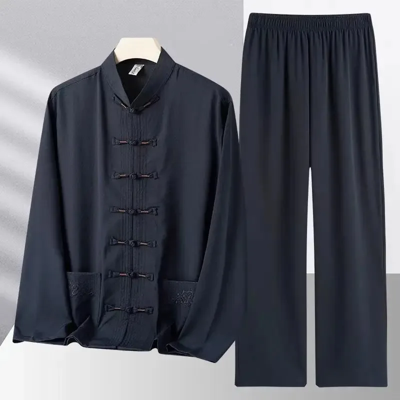Chinese Men Taichi Uniform Kung Fu Suit Embroidery Tai Chi Clothing Shirt+Pant Wushu Chinese Traditional Clothes for Men
Chinese Men Taichi Uniform Kung Fu Suit Embroidery Tai Chi Clothing Shirt+Pant Wushu Chinese Traditional Clothes for Men