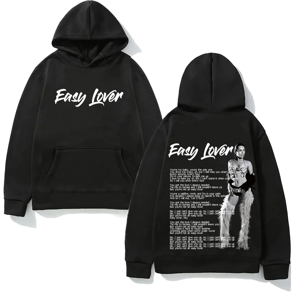 Miley Cyrus - Easy Lover Punk Hooded With Pocket Fleece Comfortable Sweatshirt Sleeve Gothic Clothes Moletom Vintage Pullovers
Miley Cyrus - Easy Lover Punk Hooded With Pocket Fleece Comfortable Sweatshirt Sleeve Gothic Clothes Moletom Vintage Pullovers