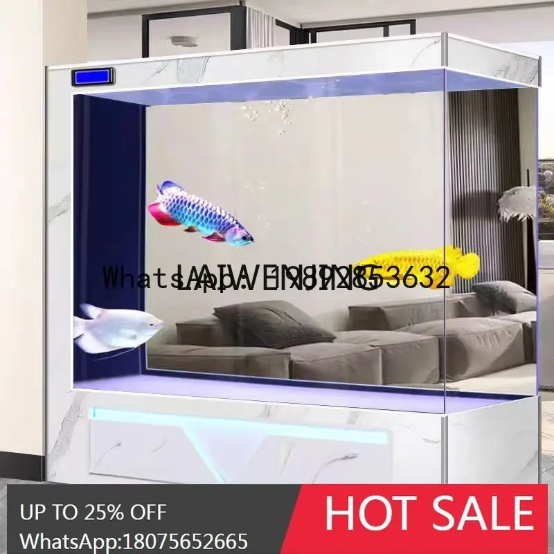 fish tank medium and large screen partition intelligent temperature display ecological circulation aquarium
fish tank medium and large screen partition intelligent temperature display ecological circulation aquarium
