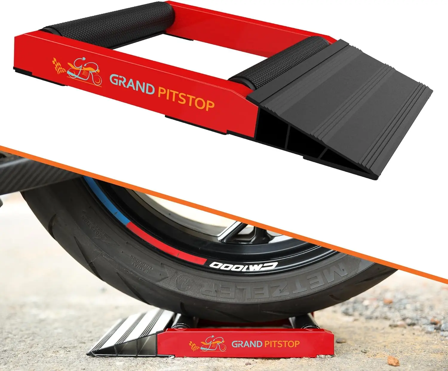 Подставка для мотоциклетных колес с пандусом для чистки шин и смазки цепи, подходит для мотоциклов весом до 600 фунтов
Подставка для мотоциклетных колес с пандусом для чистки шин и смазки цепи, подходит для мотоциклов весом до 600 фунтов