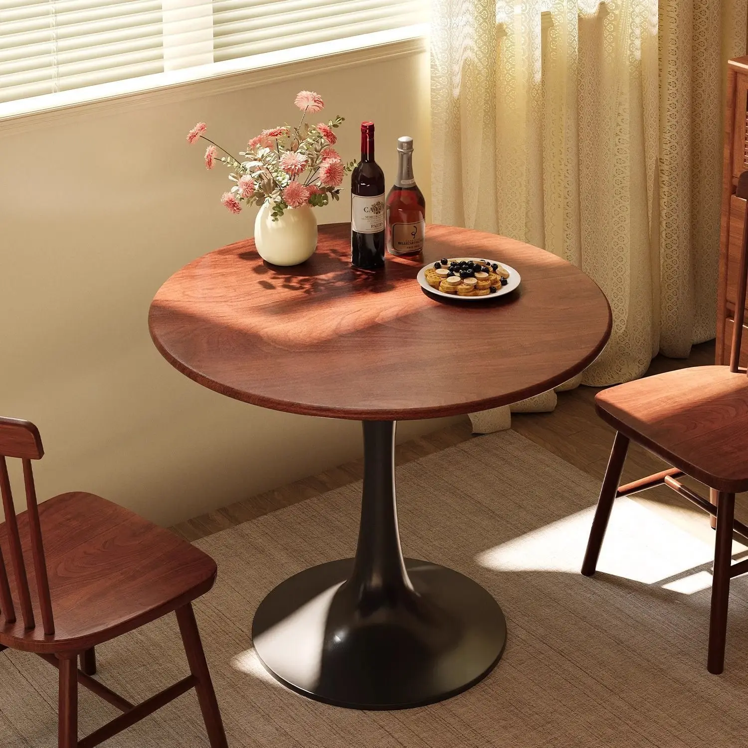 Round dining table household living room coffee casual coffee table negotiation small small apartment rental
Round dining table household living room coffee casual coffee table negotiation small small apartment rental