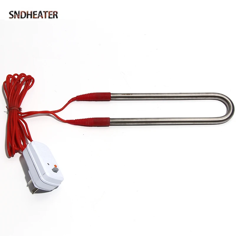 SNDHEATER 220 В U-образный водонагревательный элемент 2 кВт Электрический солнечный нагреватель с вилкой и кабелем Погружная стойкость 280 мм для ведра
SNDHEATER 220 В U-образный водонагревательный элемент 2 кВт Электрический солнечный нагреватель с вилкой и кабелем Погружная стойкость 280 мм для ведра