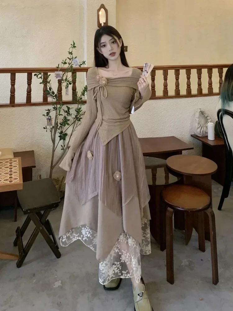 French style fashionable and high-end dress irregular tops gentle atmosphere long skirt suit women's spring 2025 new suit
French style fashionable and high-end dress irregular tops gentle atmosphere long skirt suit women's spring 2025 new suit