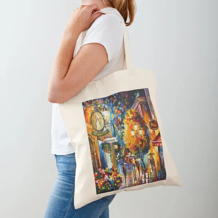CAFE IN THE OLD CITY - Leonid Afremov Tote Bag Gift bag canvas tote bag handbag Shopping bags
CAFE IN THE OLD CITY - Leonid Afremov Tote Bag Gift bag canvas tote bag handbag Shopping bags