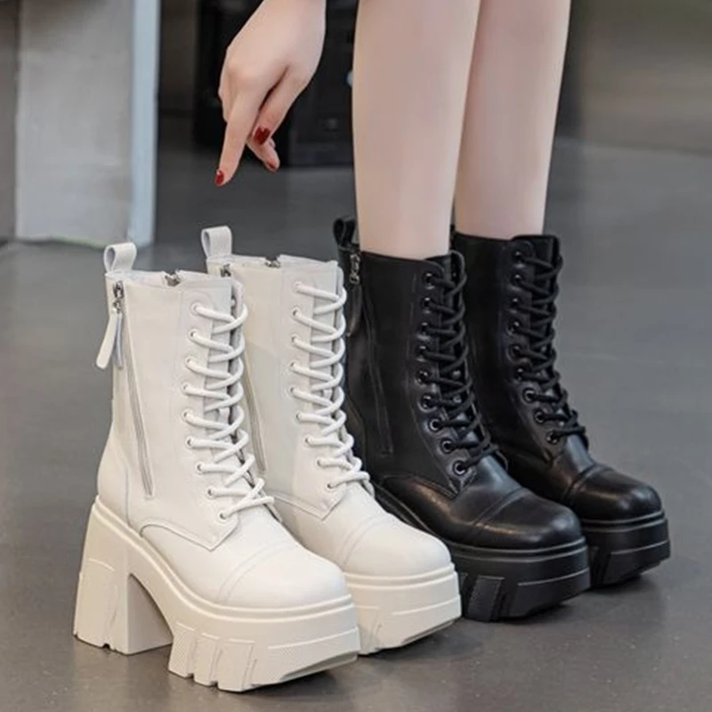 Новые женские повседневные ботильоны из микрофибры высокого бренда на молнии 11 см, туфли-лодочки на каблуке, белые туфли, туфли на танкетке на платформе
Новые женские повседневные ботильоны из микрофибры высокого бренда на молнии 11 см, туфли-лодочки на каблуке, белые туфли, туфли на танкетке на платформе