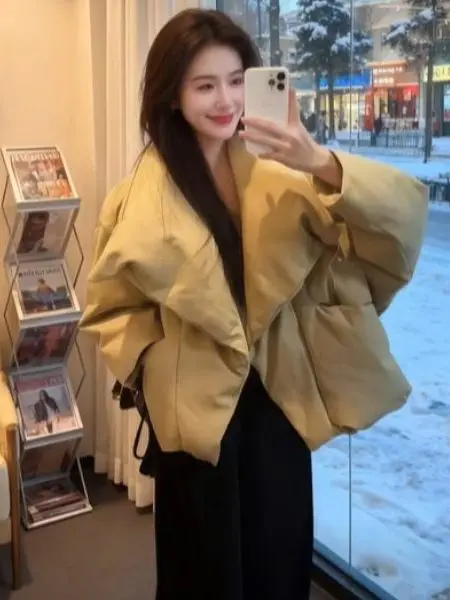 Fashionable Small Size Cotton Jacket Celebrity Harajuku Style Winter New Arrival Chic Top Layered Design Korean Version Loose...
Fashionable Small Size Cotton Jacket Celebrity Harajuku Style Winter New Arrival Chic Top Layered Design Korean Version Loose...