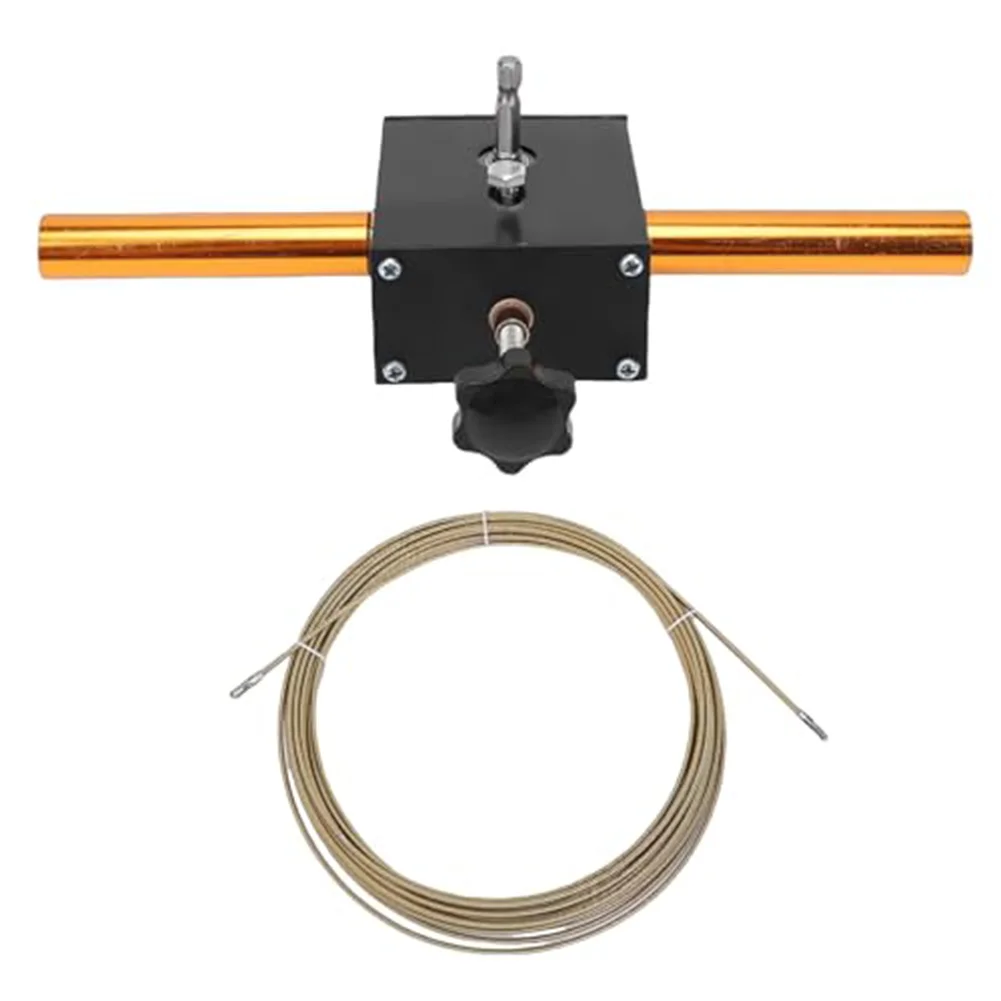 Automatic Wall Wiring Machine for Electric Drill - Cable Threading Tool for 3-6mm Wires - Aluminum Alloy Construction
Automatic Wall Wiring Machine for Electric Drill - Cable Threading Tool for 3-6mm Wires - Aluminum Alloy Construction