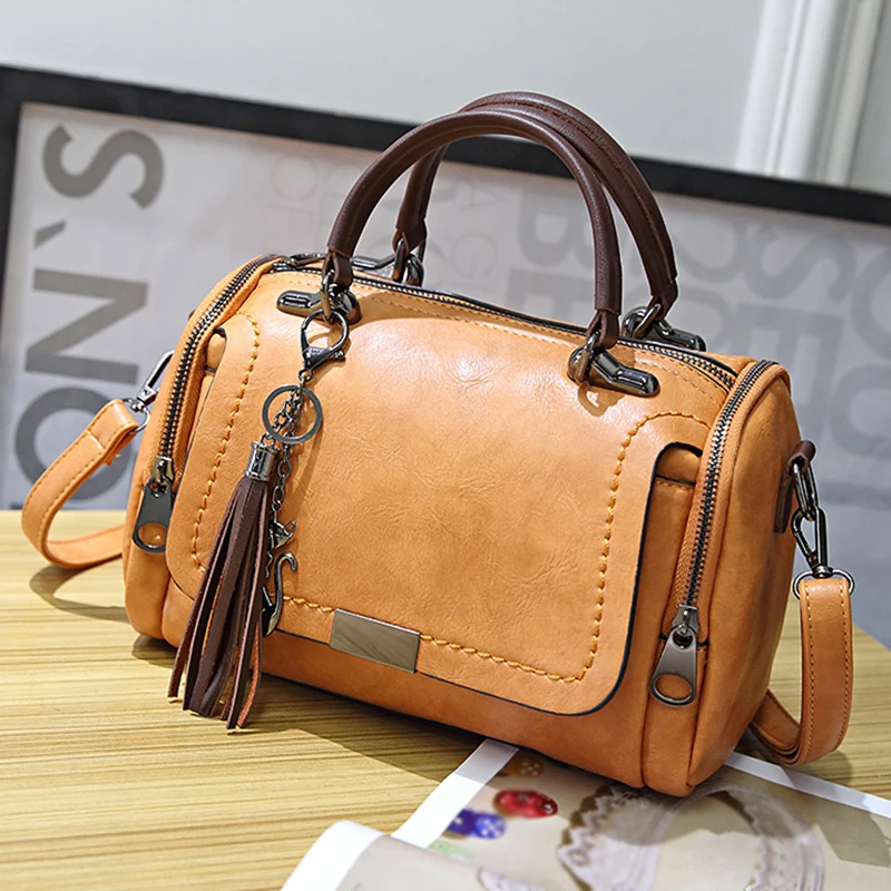 New Retro Fashion Single-Shoulder Crossbody Women's Bag Boston Pillow Bag Large Capacity Women's Handbag
New Retro Fashion Single-Shoulder Crossbody Women's Bag Boston Pillow Bag Large Capacity Women's Handbag