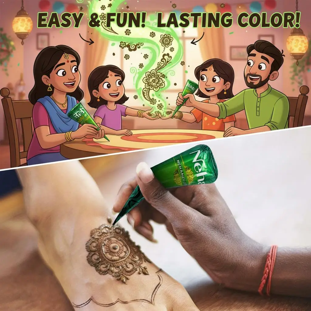 1/12Pcs Natural Indian Henna Paste Cones Pure Plant Temporary Tattoo Cream Waterproof Long Lasting Brown For Body Art Drawing
1/12Pcs Natural Indian Henna Paste Cones Pure Plant Temporary Tattoo Cream Waterproof Long Lasting Brown For Body Art Drawing
