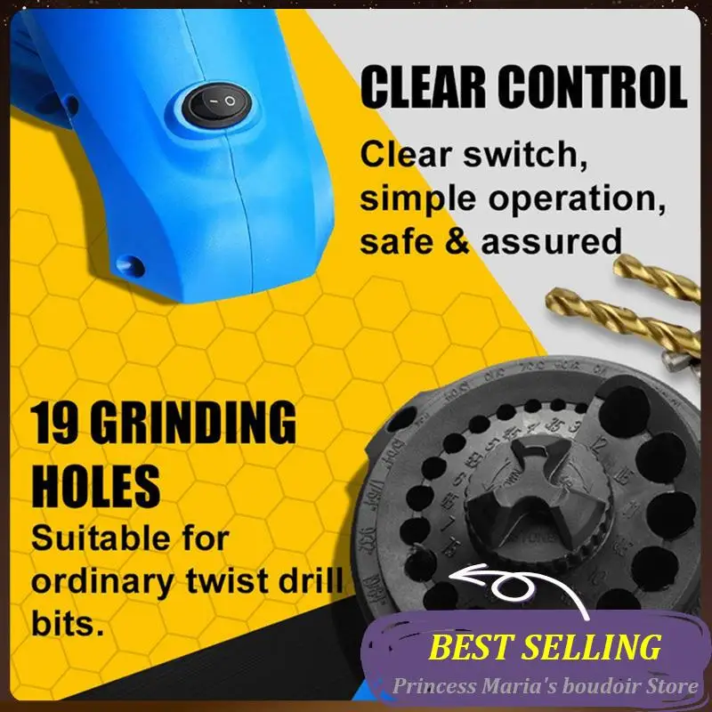 AB30-Power Drill Bit Sharpener For Twist Bits 3 To 12Mm 19 Grinding Holes Drill Bit Sharpener Power Tools EU Plug Easy Install
AB30-Power Drill Bit Sharpener For Twist Bits 3 To 12Mm 19 Grinding Holes Drill Bit Sharpener Power Tools EU Plug Easy Install