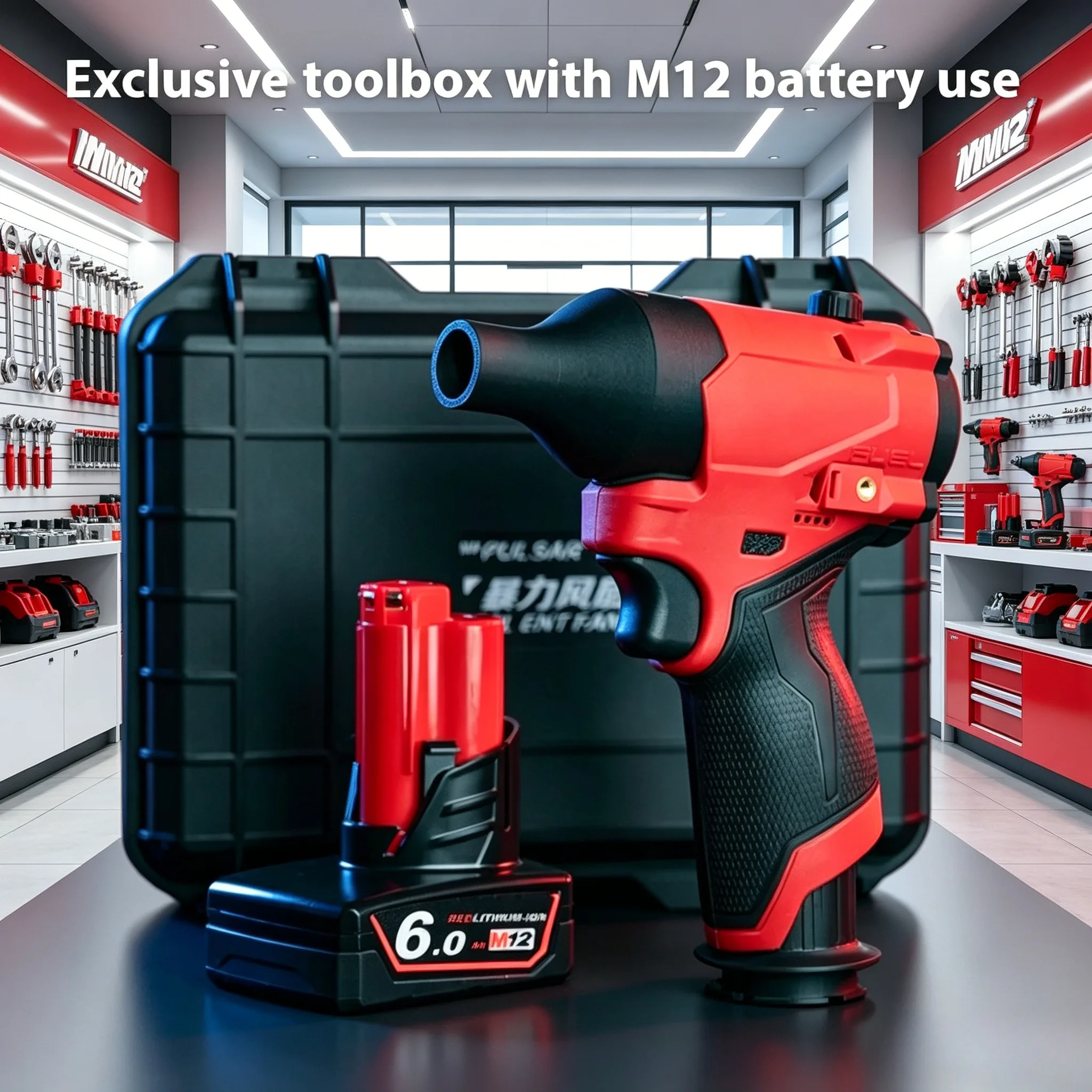 Brushless Jet Blower For Milwaukee 12V Battery 160000RPM Control Violent Turbo Fan Electric Air Duster (No Battery)
Brushless Jet Blower For Milwaukee 12V Battery 160000RPM Control Violent Turbo Fan Electric Air Duster (No Battery)
