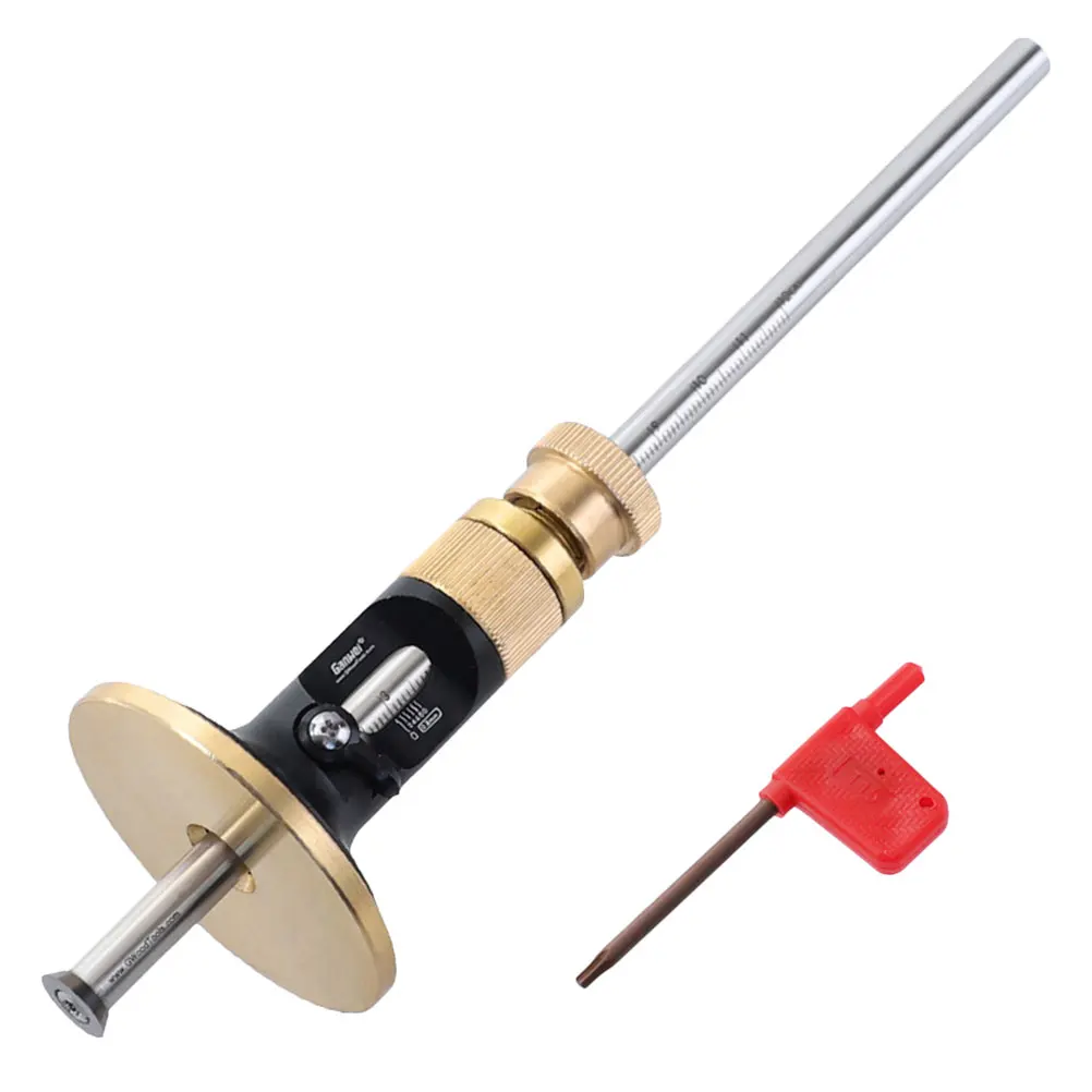Aluminum Alloy Brass Scribe Gauge Adjustable 0 2mm Fine Tuning Compact Design for Woodworking Marking Tools Home Professional
Aluminum Alloy Brass Scribe Gauge Adjustable 0 2mm Fine Tuning Compact Design for Woodworking Marking Tools Home Professional