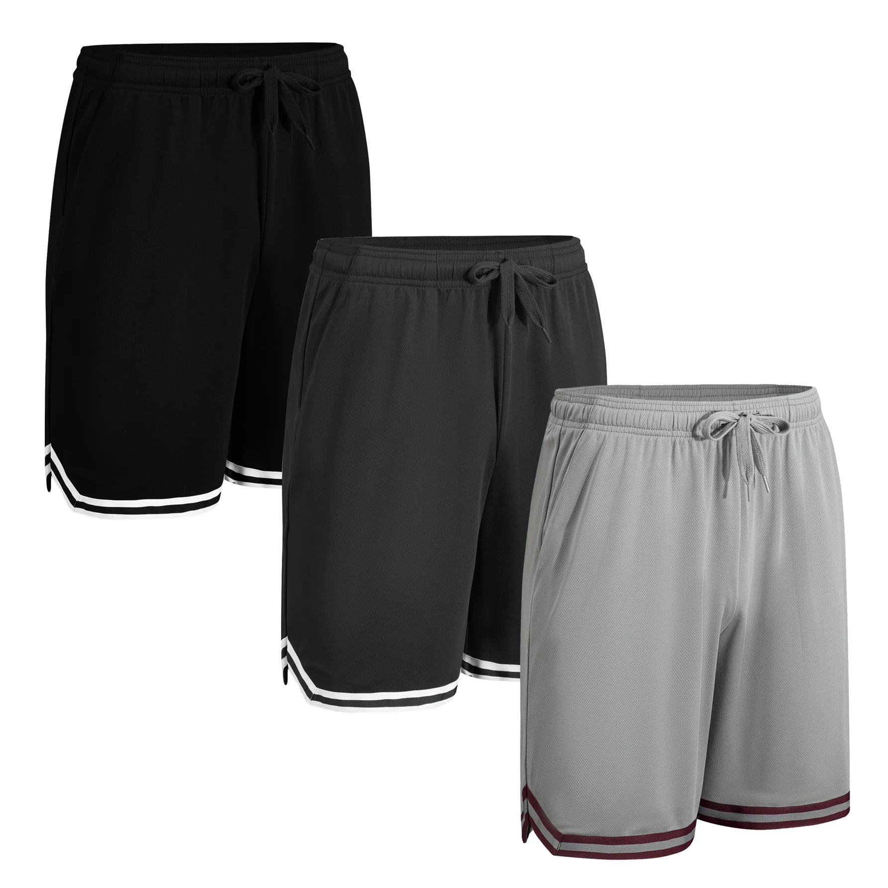 3 Pack Men's Athletic Running Shorts Quick Dry Workout Activewear Shorts with Deep Pockets and Elastic Waistband
3 Pack Men's Athletic Running Shorts Quick Dry Workout Activewear Shorts with Deep Pockets and Elastic Waistband