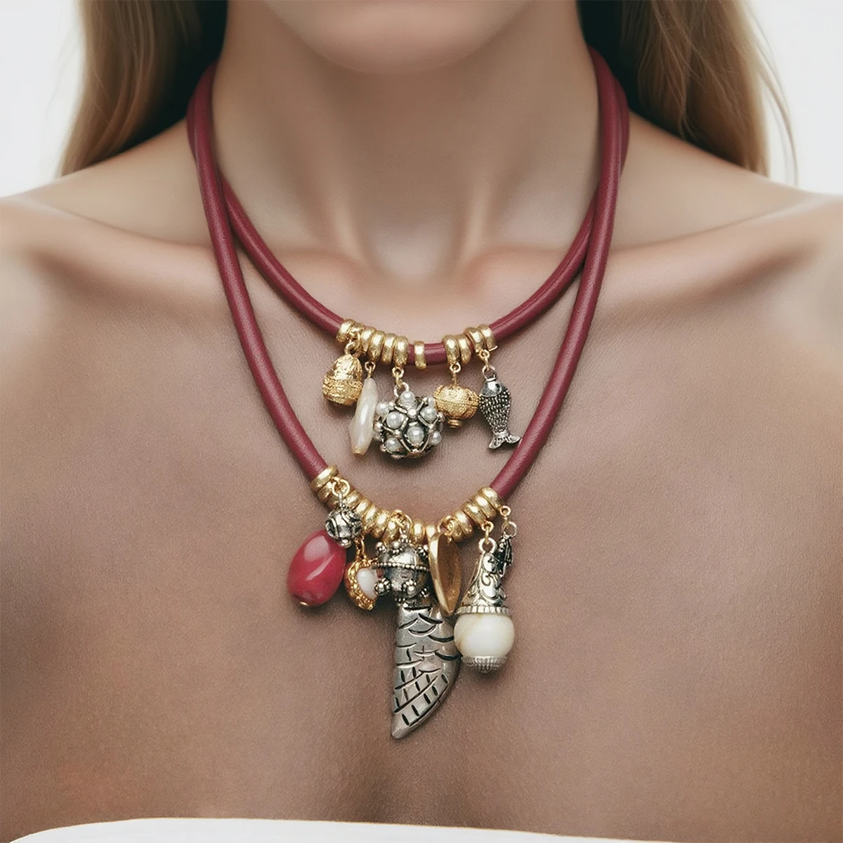 ZAA Vintage Multi-Layer Small Charm Necklace for Women Holiday Party Jewelry Gift Wholesale Fashion Necklaces
ZAA Vintage Multi-Layer Small Charm Necklace for Women Holiday Party Jewelry Gift Wholesale Fashion Necklaces