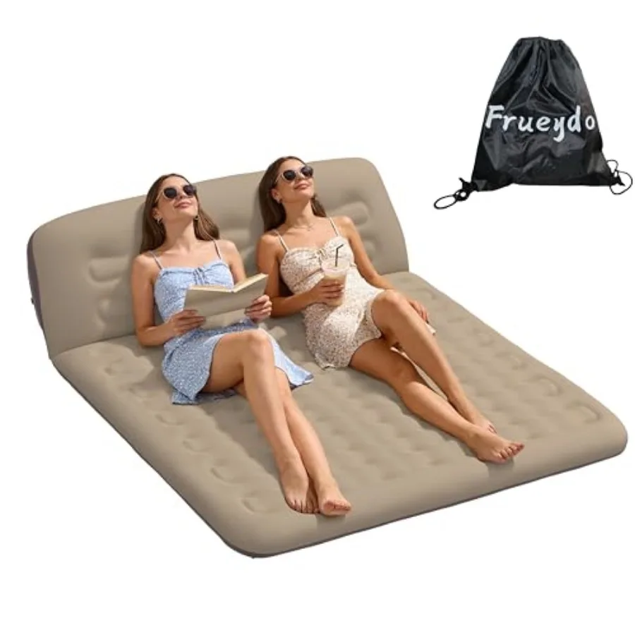 Twin Size Inflatable Air Mattress with Adjustable Backrest -2 in 1 Inflatable Mattress Portable Queen Size Double Camping Mattr
Twin Size Inflatable Air Mattress with Adjustable Backrest -2 in 1 Inflatable Mattress Portable Queen Size Double Camping Mattr