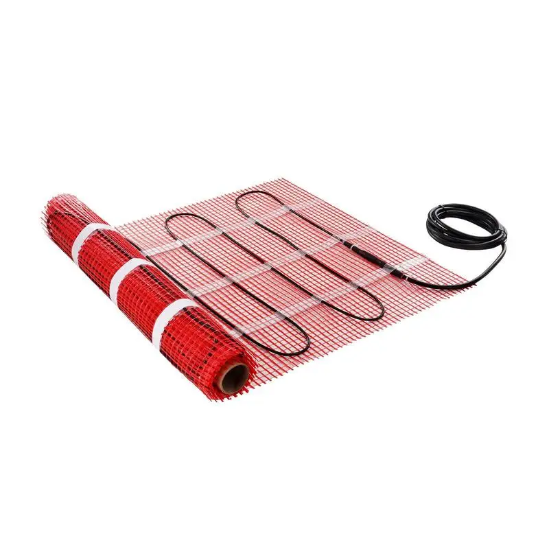 Radiant Ground Warming Kit 10 Sq.ft. For Bathroom Kitchen Living Room, Digital Sensing Thermostat Installation Monitor 110-120V Adhesive Mesh Design Temperature Range 14℉-113℉ Heating Wire System Under Tile Stone Laminate Floor
Radiant Ground Warming Kit 10 Sq.ft. For Bathroom Kitchen Living Room, Digital Sensing Thermostat Installation Monitor 110-120V Adhesive Mesh Design Temperature Range 14℉-113℉ Heating Wire System Under Tile Stone Laminate Floor