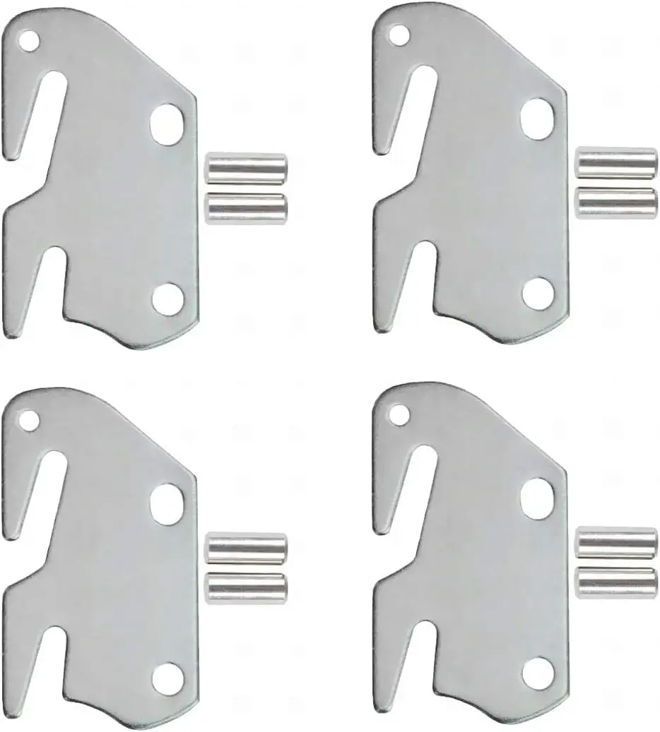 4 Sets Wooden Bed Rail Hook Plates #10 Bed Frame Bracket Headboard Footboard Hook Supports With Mounting Pins For Bed Parts
4 Sets Wooden Bed Rail Hook Plates #10 Bed Frame Bracket Headboard Footboard Hook Supports With Mounting Pins For Bed Parts