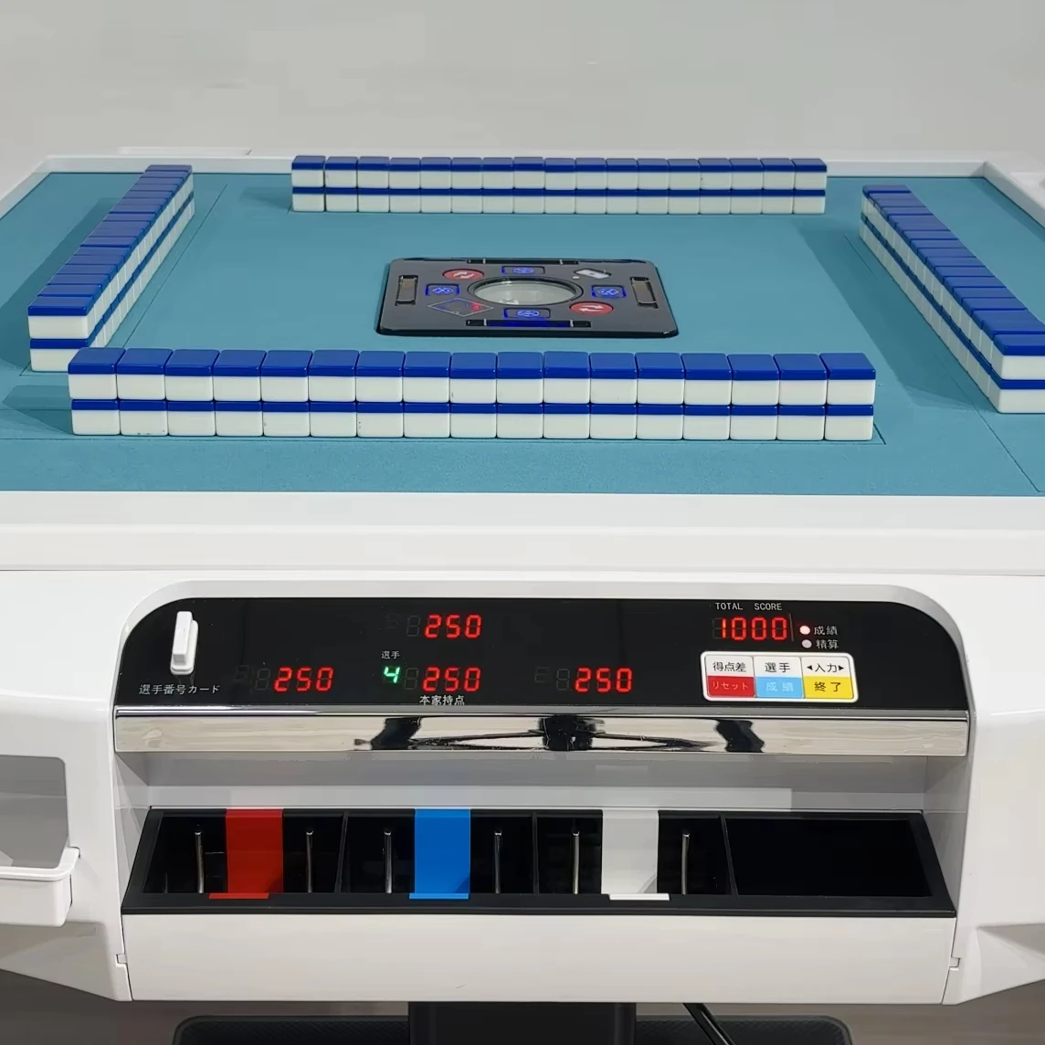 Wholesale Luxury Vertical Four Port Mahjong Machine Metal Stand AC 120V Power Supply Automatic Shuffling Home Use
Wholesale Luxury Vertical Four Port Mahjong Machine Metal Stand AC 120V Power Supply Automatic Shuffling Home Use