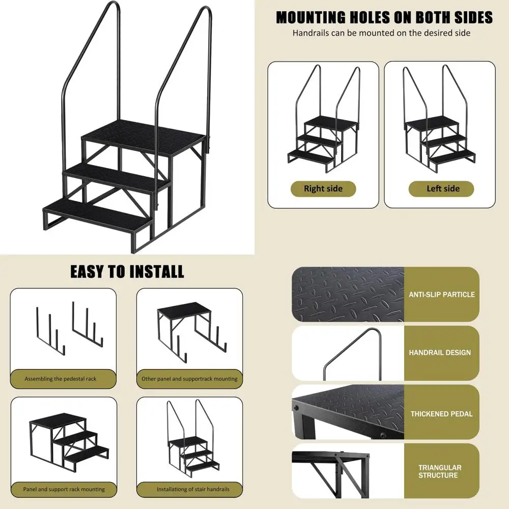 Heavy Duty Above Ground Pool Ladder - 660 lbs Capacity, Outdoor Steps for RV and Campers, Portable Home Stairs for High Reach
Heavy Duty Above Ground Pool Ladder - 660 lbs Capacity, Outdoor Steps for RV and Campers, Portable Home Stairs for High Reach