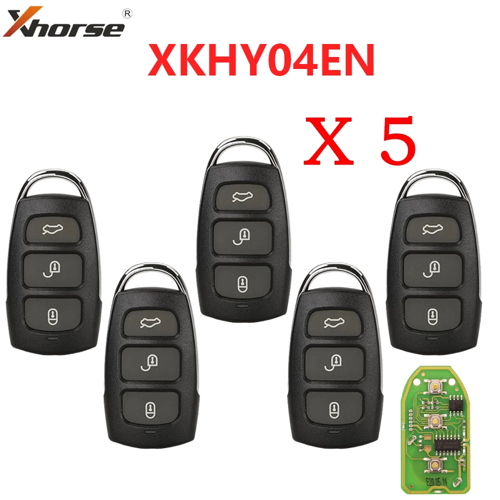 5 шт. Xhorse XKHY04EN VVDI универсальный пульт дистанционного управления проводной дистанционный ключ от машины для Hyundai 3 + 1 кнопки
5 шт. Xhorse XKHY04EN VVDI универсальный пульт дистанционного управления проводной дистанционный ключ от машины для Hyundai 3 + 1 кнопки