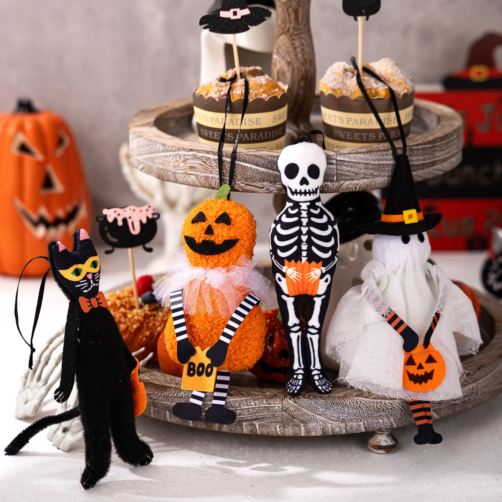 1-10PCS Skeleton Pumpkin Ghost Black Cat Halloween Hanging Pendant Decorations for Spooky Party Atmosphere Festival
1-10PCS Skeleton Pumpkin Ghost Black Cat Halloween Hanging Pendant Decorations for Spooky Party Atmosphere Festival