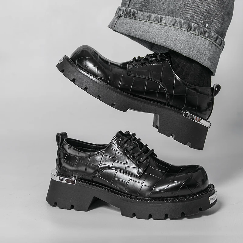 Men Derby Shoes PU Thick Bottom Trendy Comfortable Classic Men Shoes Size 38-46
Men Derby Shoes PU Thick Bottom Trendy Comfortable Classic Men Shoes Size 38-46