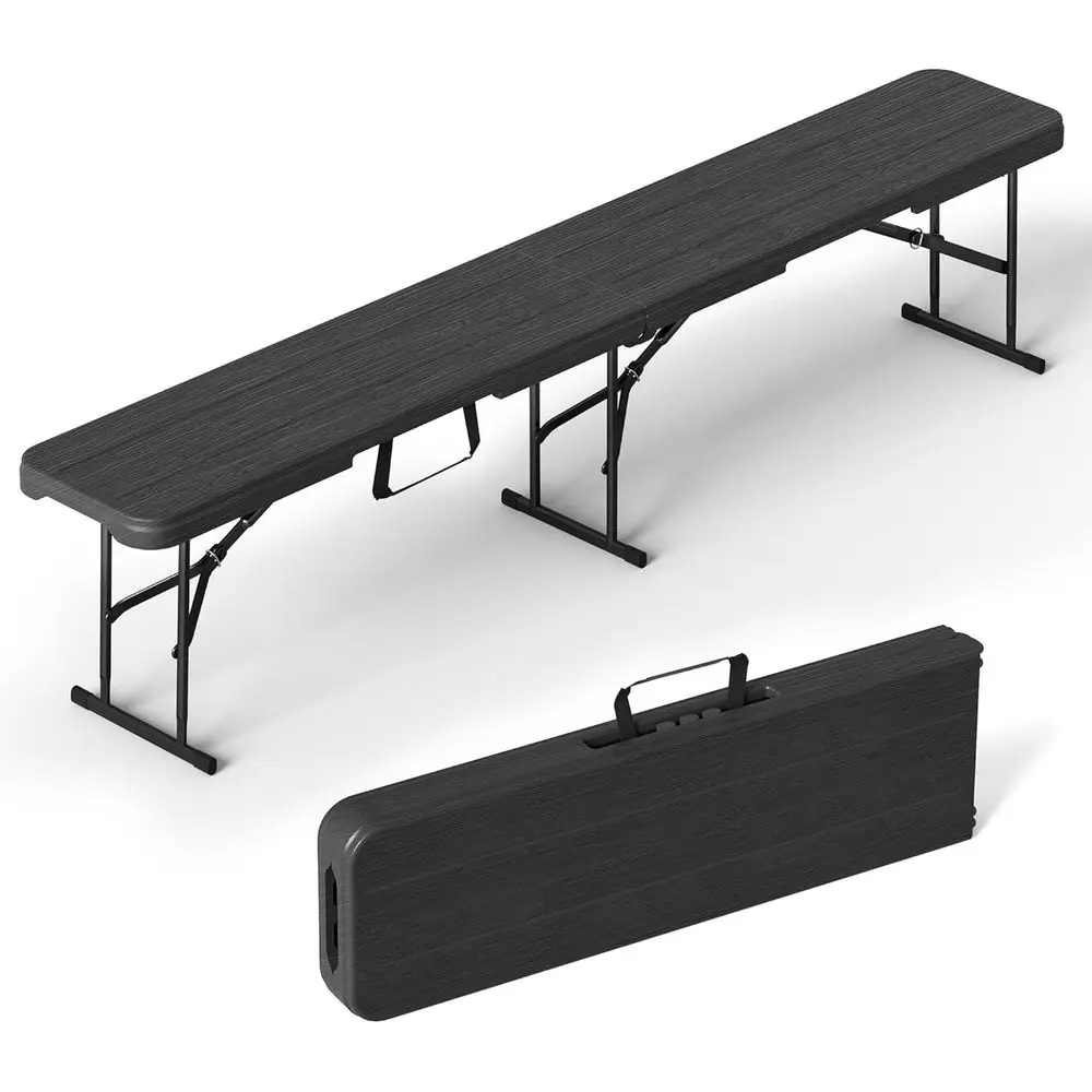 Портативная складная скамья для использования на улице и в помещении: идеально подходит для пикников, кемпинга и обедов в саду, черная.
Портативная складная скамья для использования на улице и в помещении: идеально подходит для пикников, кемпинга и обедов в саду, черная.