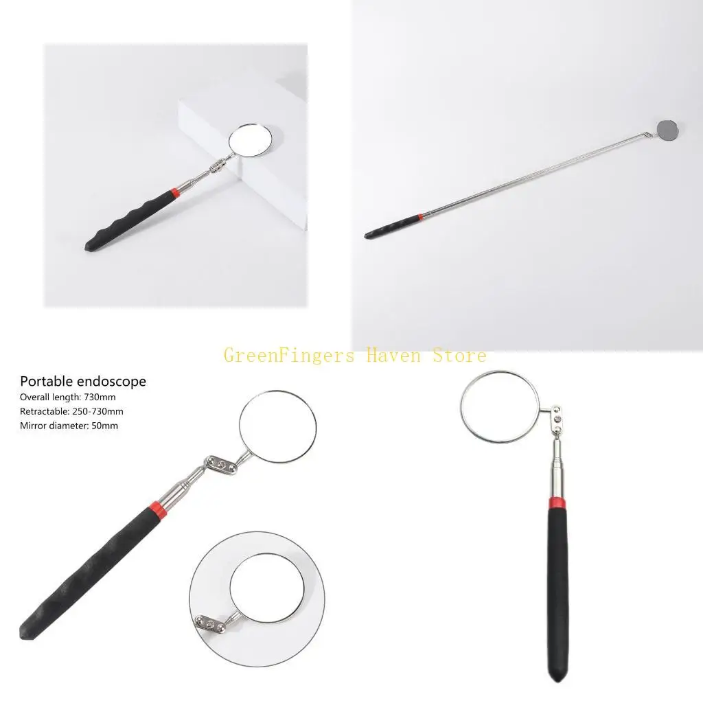F68D Flexible Inspection Mirror Round Mirror Inspection Tool for Checking Observing
F68D Flexible Inspection Mirror Round Mirror Inspection Tool for Checking Observing